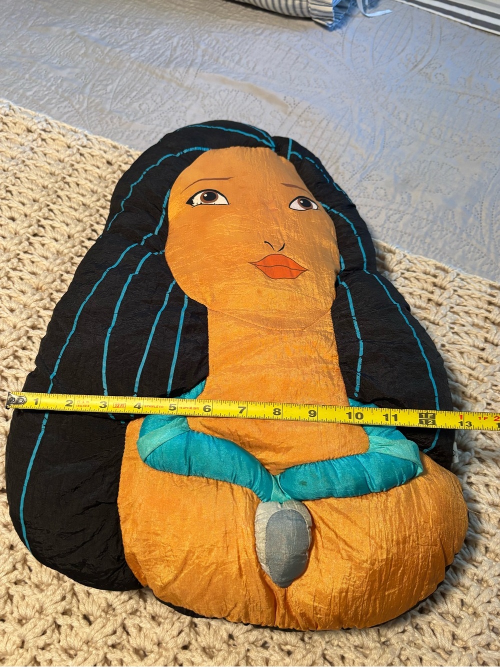 Vintage 1990’s Pocahontas Nylon Pillow - Picture 7 of 12